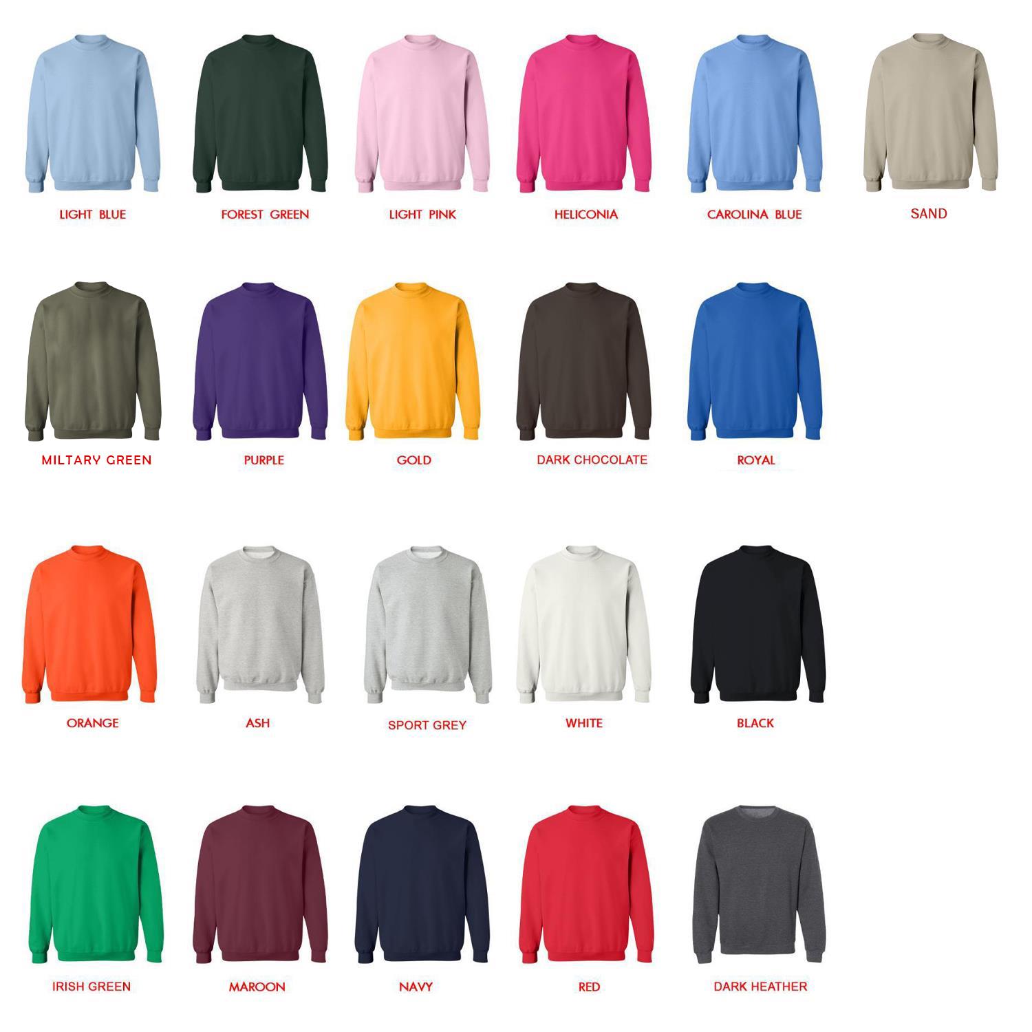 sweatshirt color chart - Dark Souls UK Store