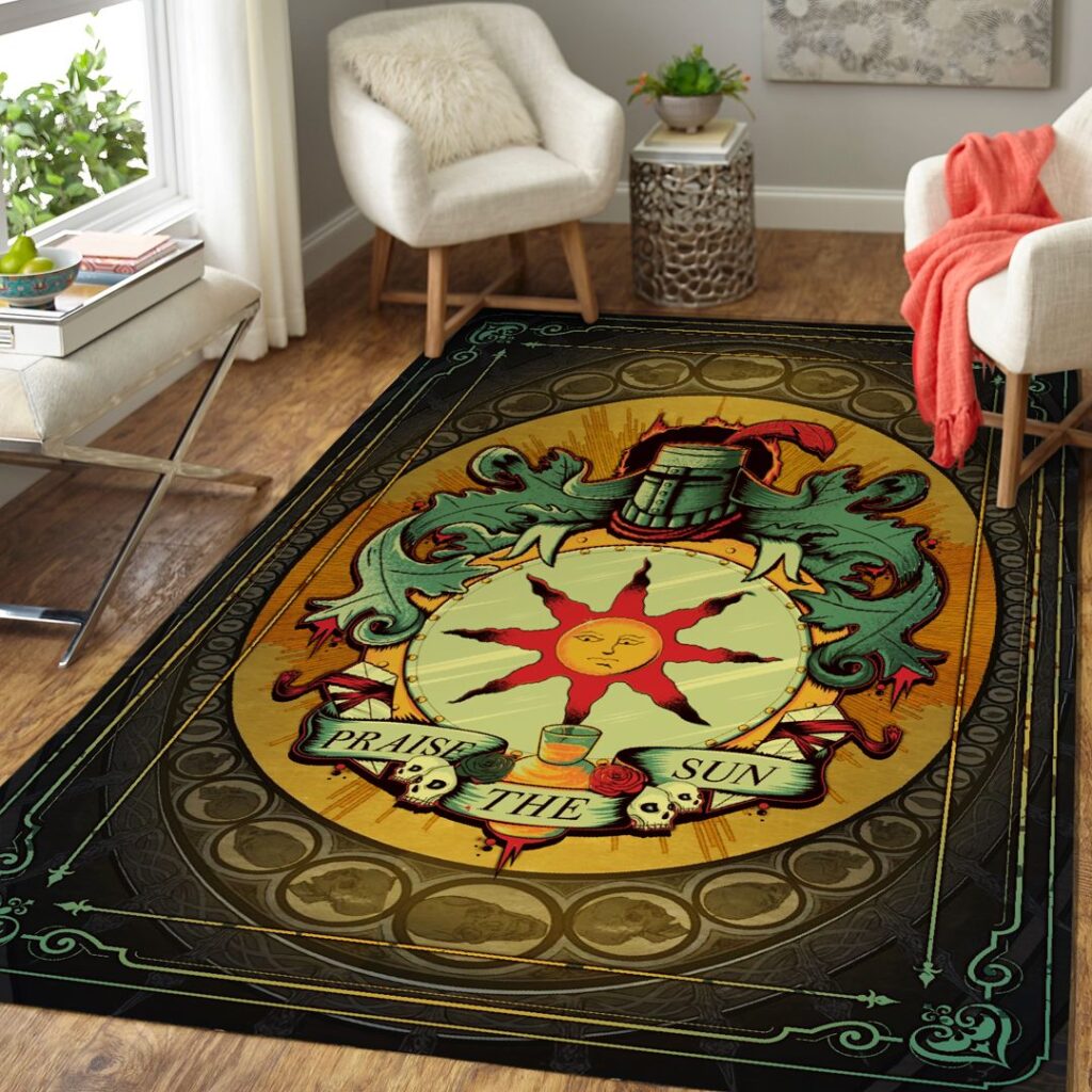 Dark Souls Praise The Sun Must Try Style 3 Rug