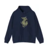 dark souls astora elite knight ornamented hooded sweatshirt navy 3 - Dark Souls UK Store