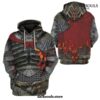 dark souls knight red cloak cosplay 3d hoodie l 333 - Dark Souls UK Store